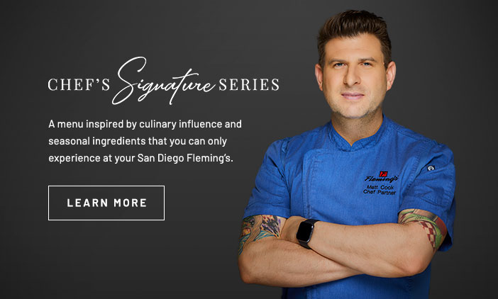 Chef Matt's Table. Click to learn more.