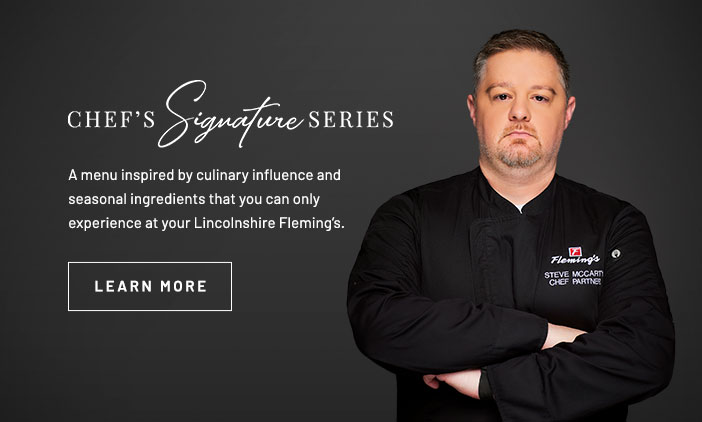 Chef Steve's Table. Click to learn more.