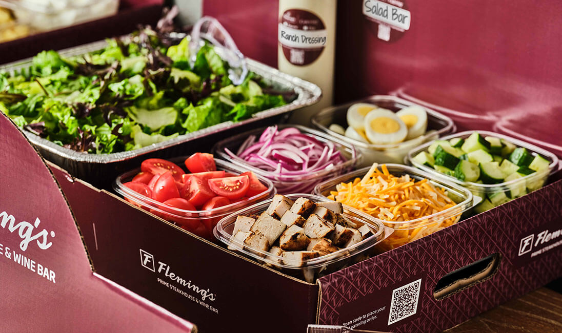 Flemings Catering Fresh Salad Bar 