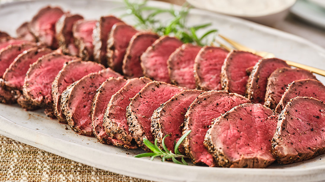 Flemings Catering with Roasted Beef Tenderloin