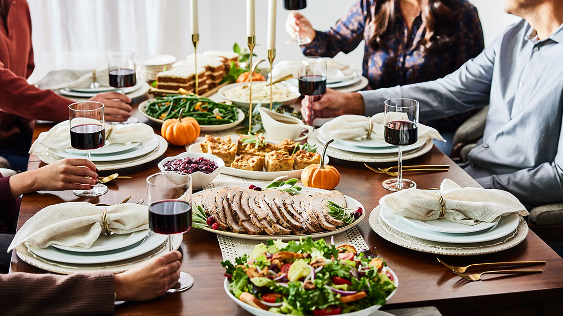 Flemings Catering with Thanksgiving Full Spread
