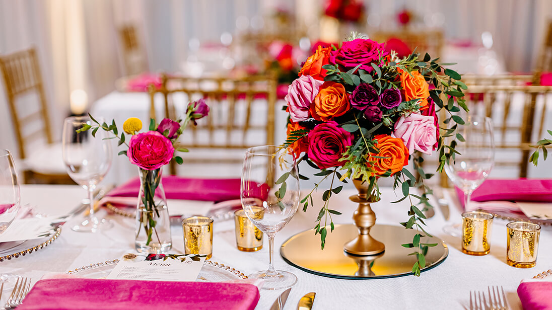 Flemings Wedding Table Setting Upgrades