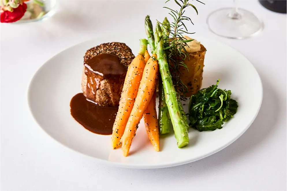 Course Two: Hand-Cut Cabernet Petite Filet*