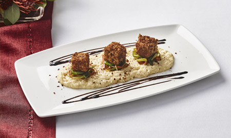 Course Two: Coconut-Crusted Pork Belly