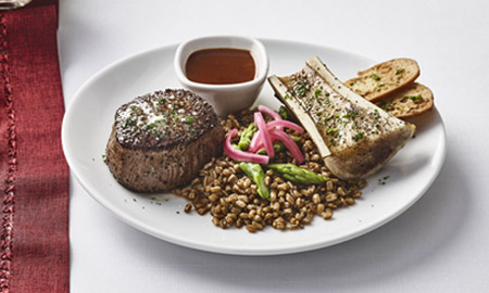 Course Three: Filet Mignon* & Bone Marrow